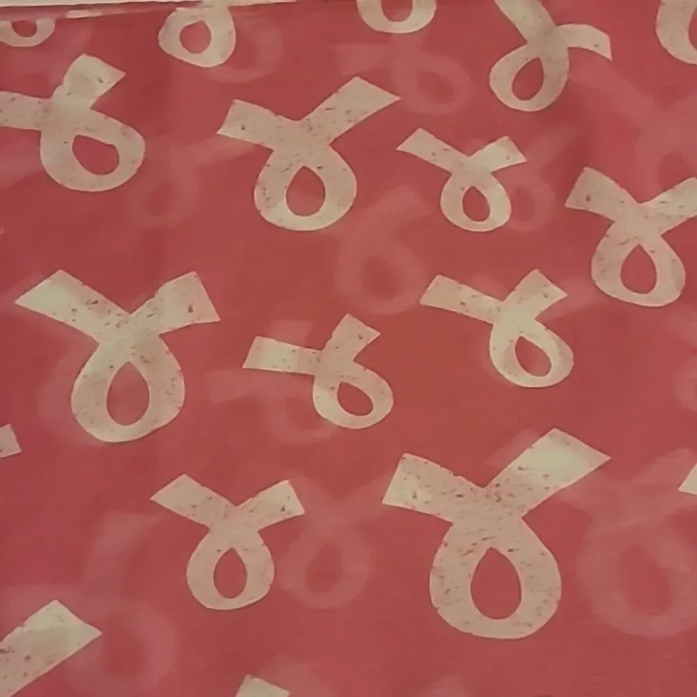 Pink Ribbon Scarf